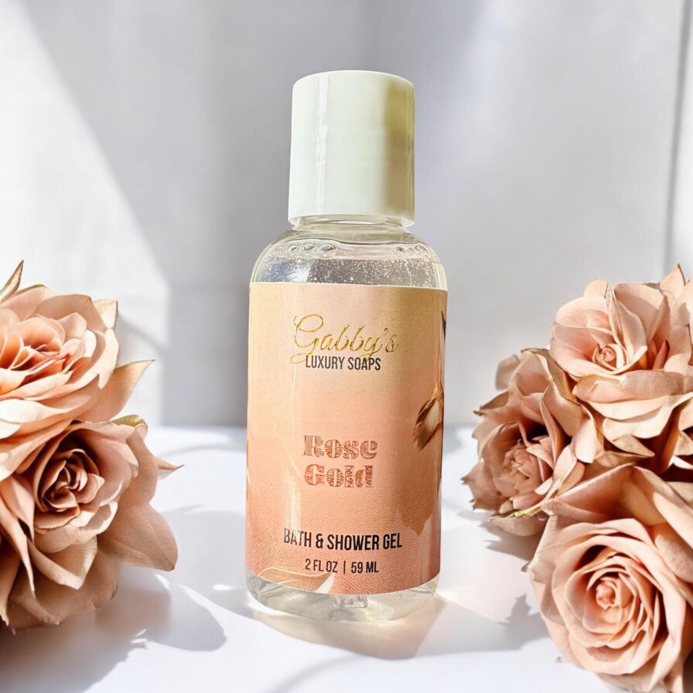 Rose Gold Plant-Derived Bath & Shower Gel - Travel Size
